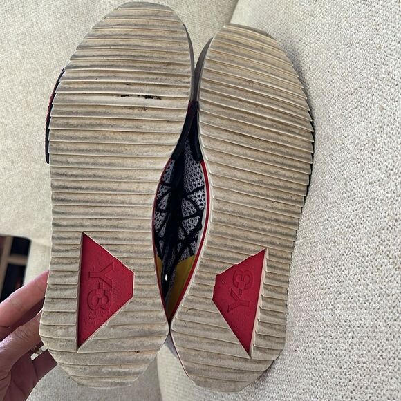 Adidas Y-3 Yohjo Yamamoto Harigane Red Black White Sneaker Rare Find Size 12 - Picture 5 of 16